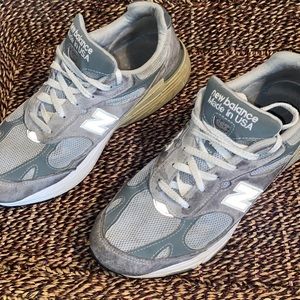 Gray new balance shoes